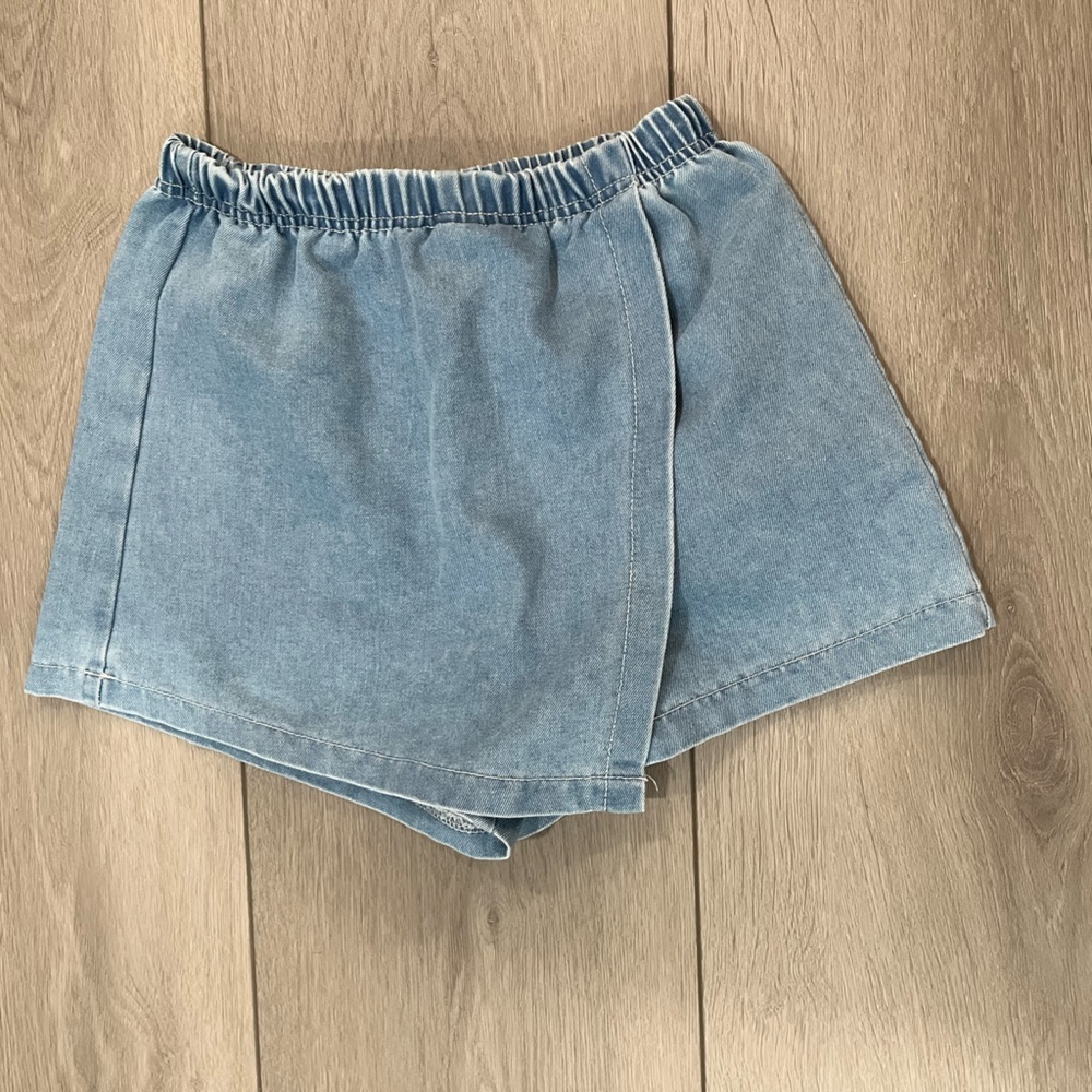 Denim Jean Blue Girl Skort